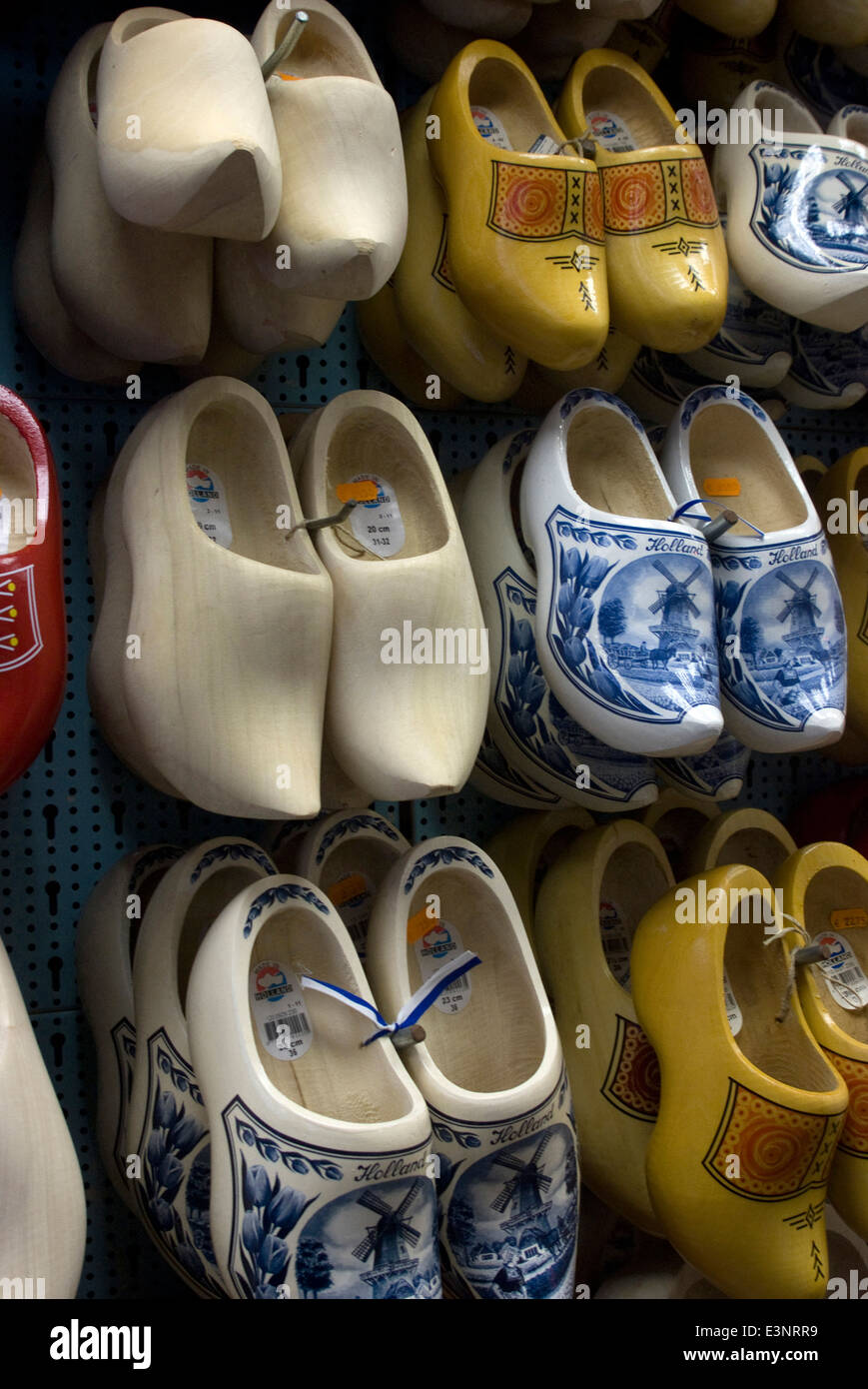 Holländische Holzschuhe, Amsterdam, Niederlande Stockfoto