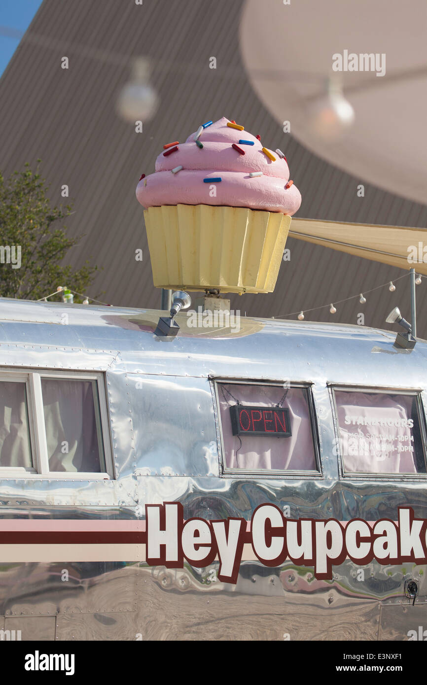 Cupcake Shop, Austin, Texas, Vereinigte Staaten von Amerika Stockfoto