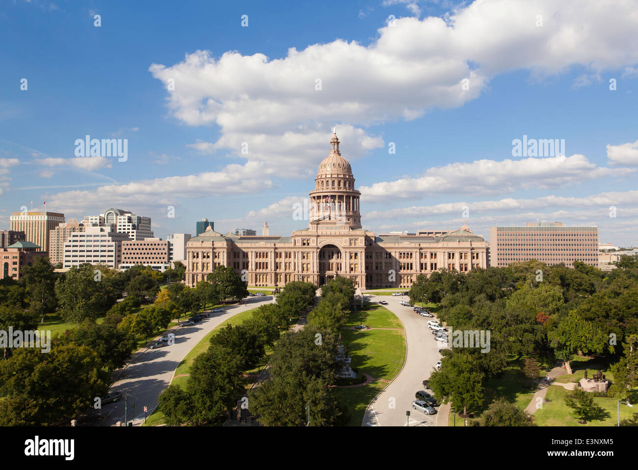 Hauptstadt Staatsaufbau, Austin, Texas, Vereinigte Staaten von Amerika Stockfoto