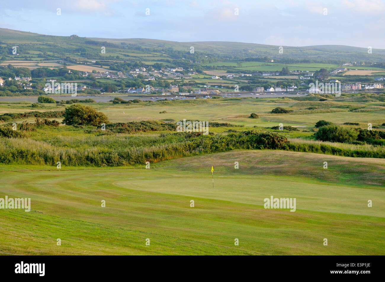 Newport Links Golf Club Pembrokeshire, Wales, UK Stockfoto
