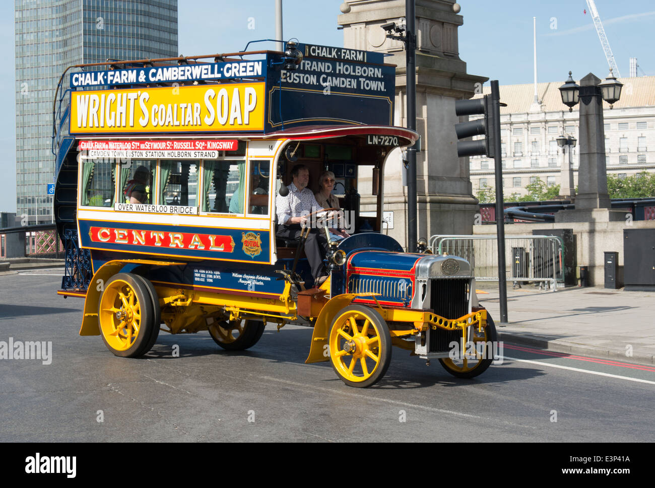 Die Leyland X2 war eines der ersten Autobusse entworfen, um in London tätig. Es ist im Jahr 2014 Bus Parade teilnehmen Stockfoto