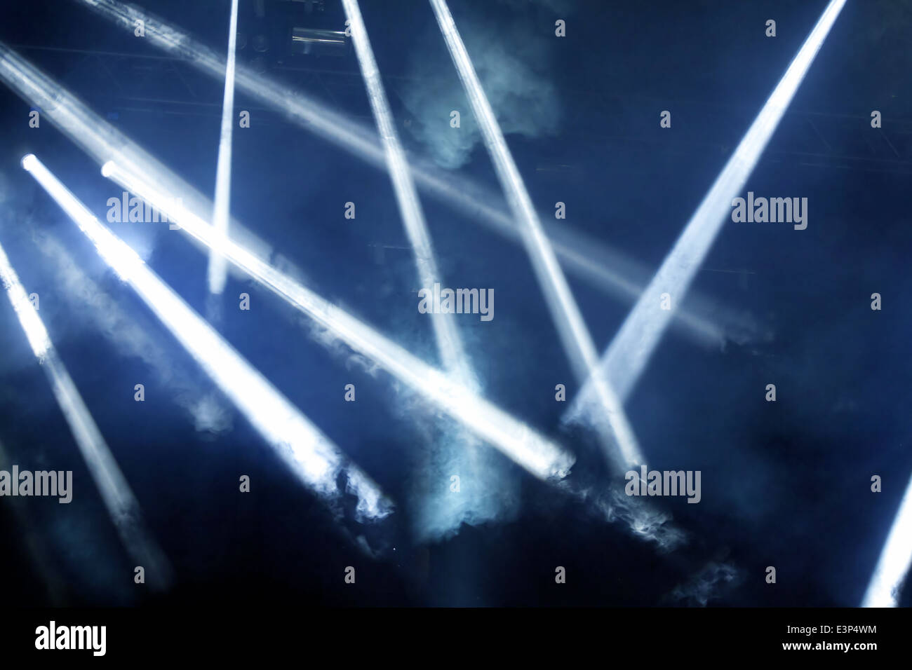 Bühnenbeleuchtung Stockfoto