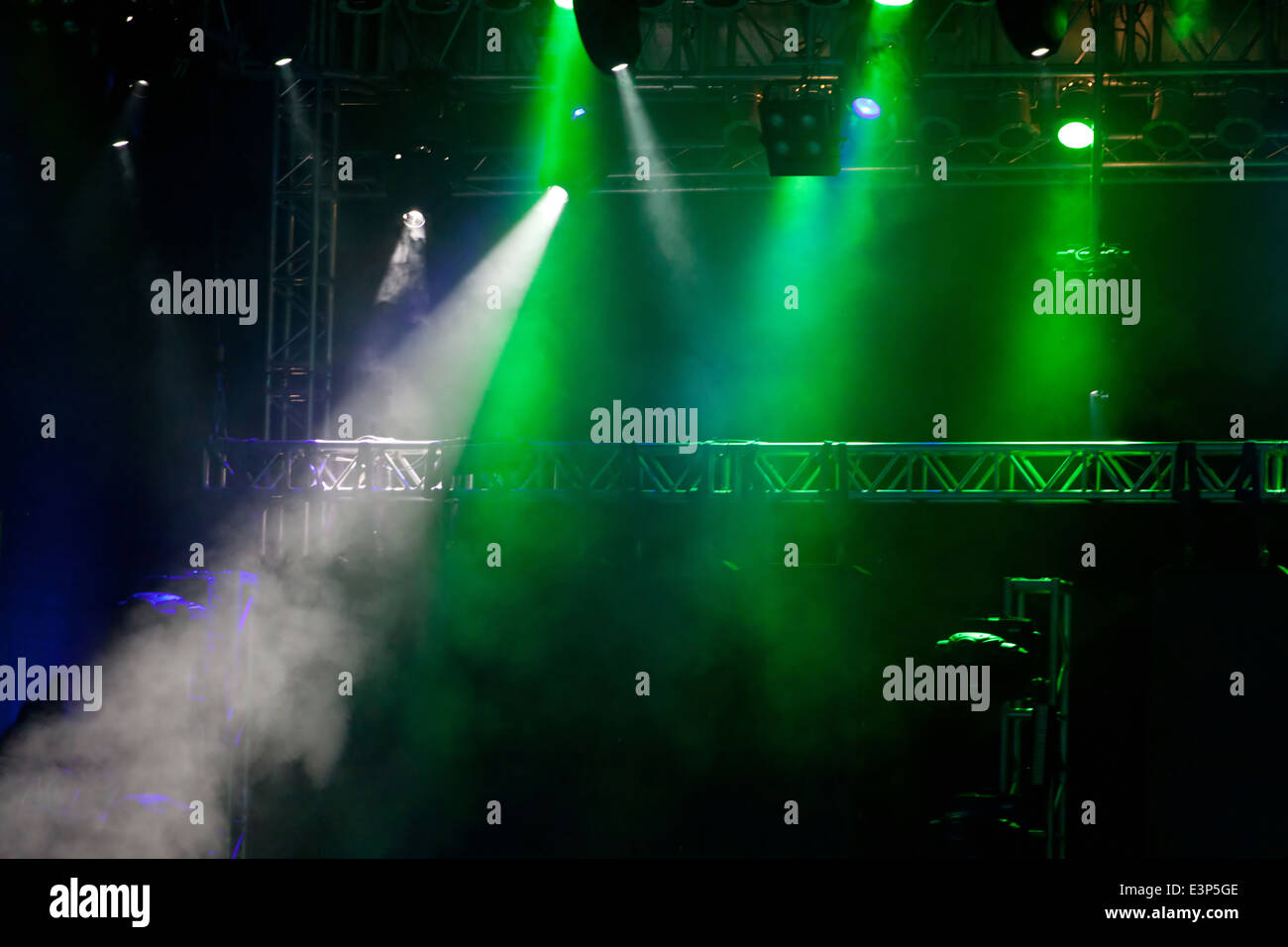 Bühnenbeleuchtung Stockfoto