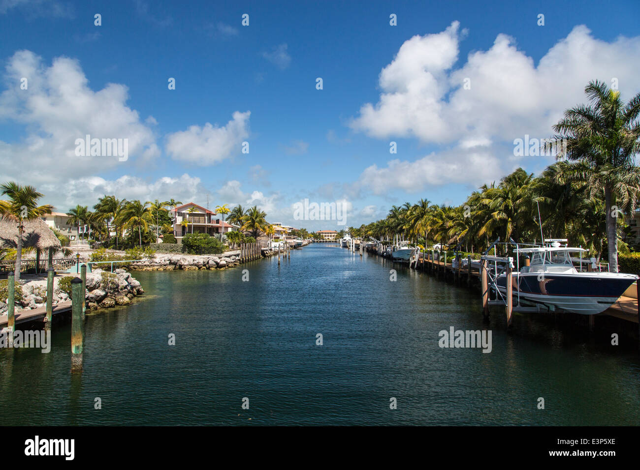 Hafen in Key Largo, Florida, USA Stockfoto