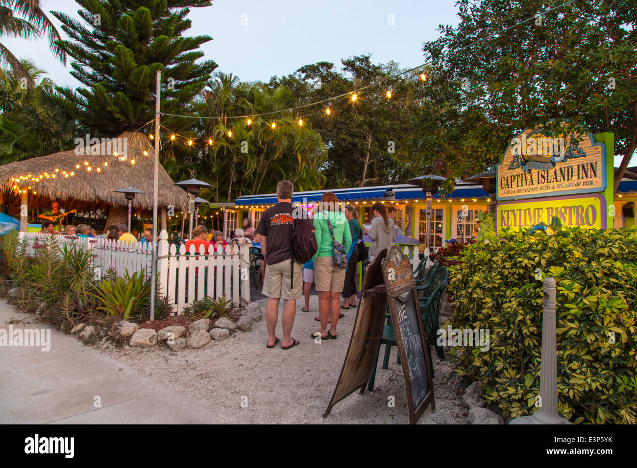 Das Key Lime-Bistro in Captiva Island, Florida, USA Stockfoto