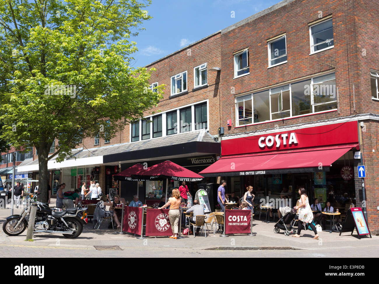 Costa Coffee - Berkhamsted High Street - Hertfordshire Stockfoto