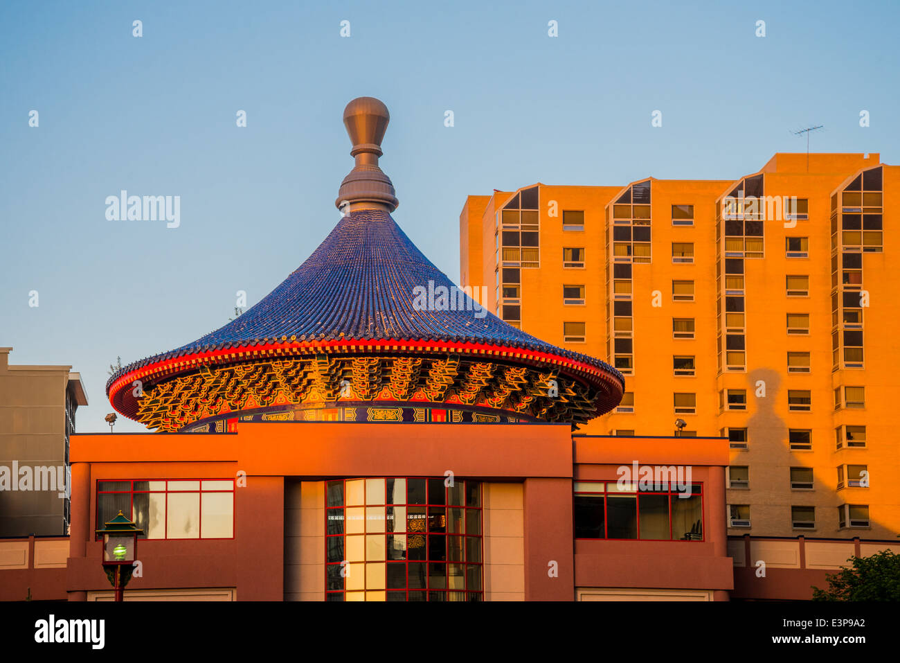 Chinesisches Kulturzentrum, Calgary, Alberta, Kanada Stockfoto