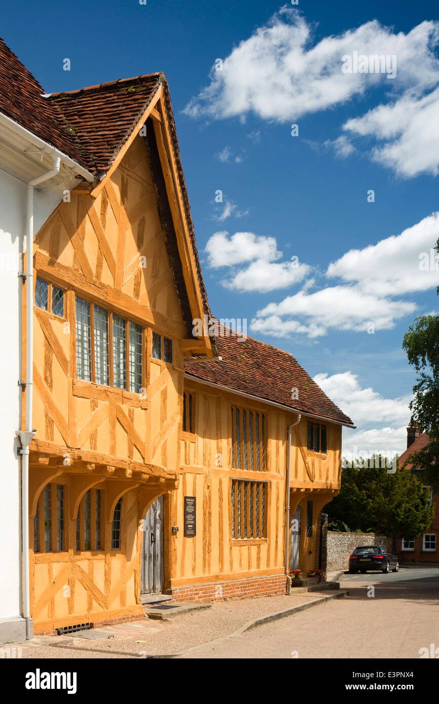 UK England, Suffolk, Lavenham, Marktplatz, C15th kleiner Saal Stockfoto