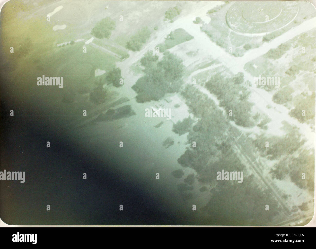 Foto des Torrey Pines Gliderport in San Diego, einer historischen Stätte für Segelflugzeuge und Modellflugzeuge. Stockfoto