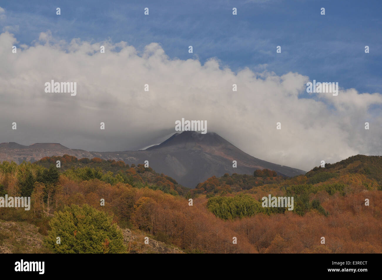 Vulkan Etna, Ätna Park, Catania, Sizilien, Italien, Europa Stockfoto