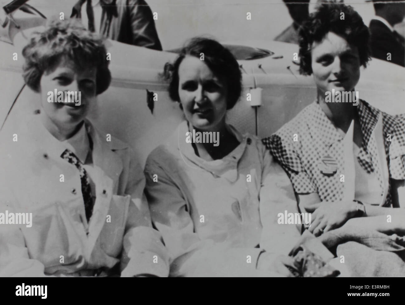 Amelia Earhart, Ruth Sliehols, Laus Thadman Stockfoto