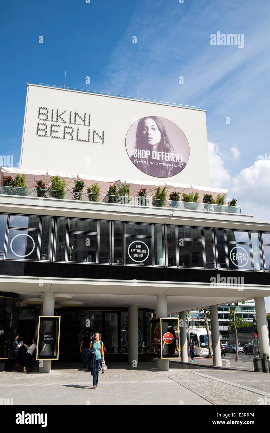 Bikini Berlin neues Einkaufszentrum in Charlottenburg Berlin Deutschland Stockfoto