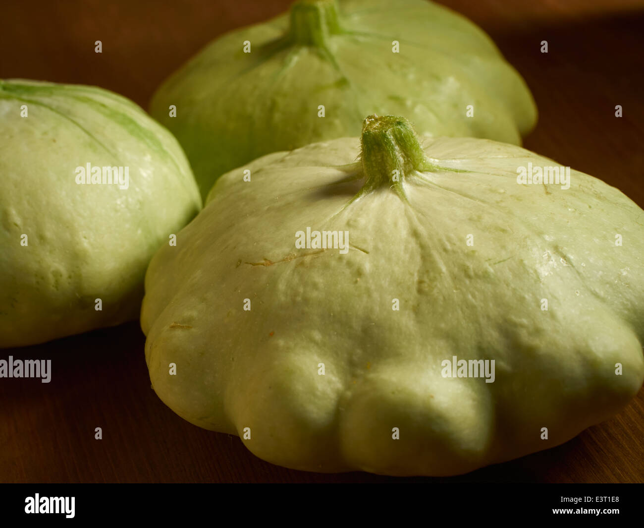 Pattypan squash Stockfoto