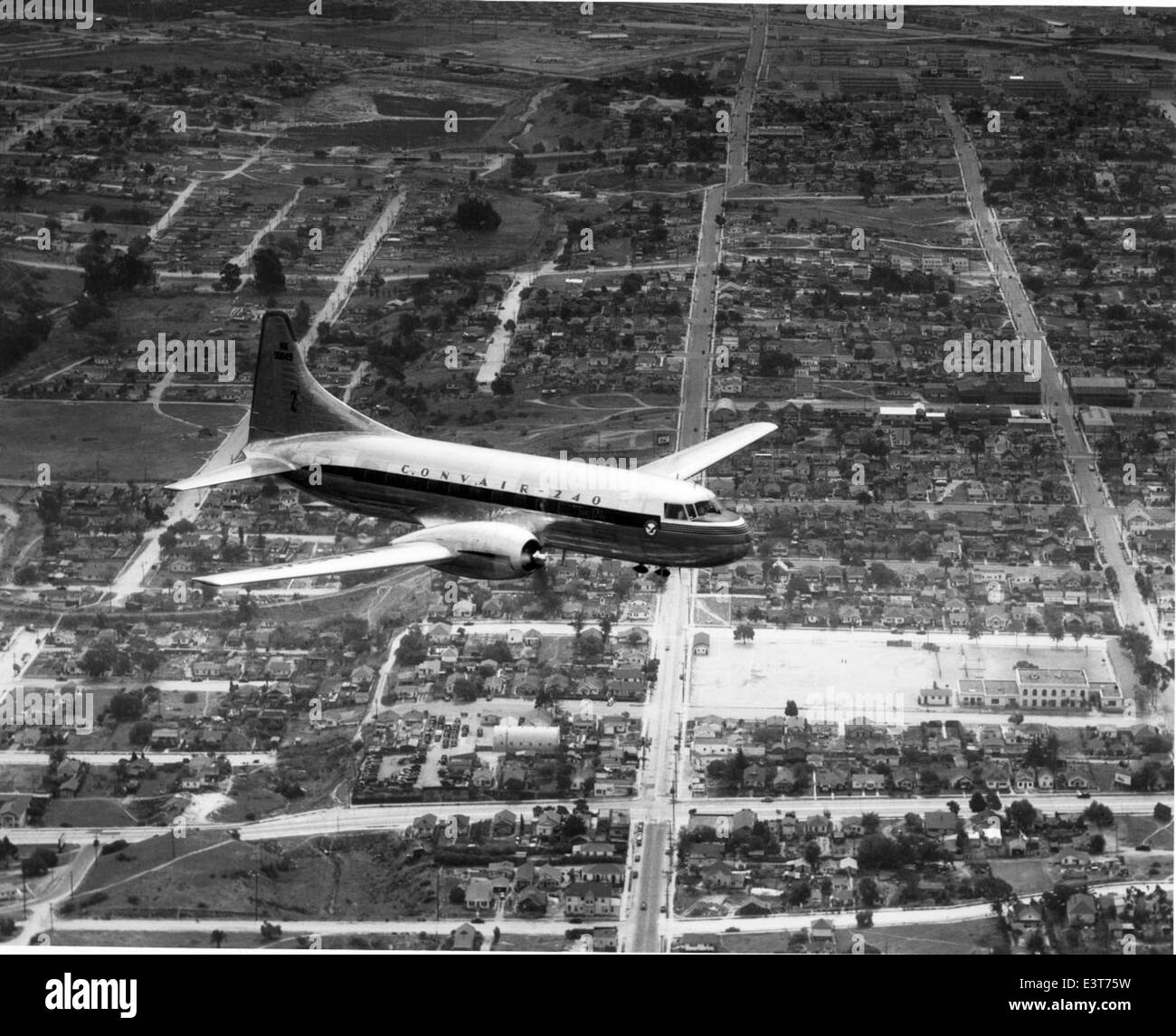 Convair 240, NX90849, San Diego, 1947 Stockfoto