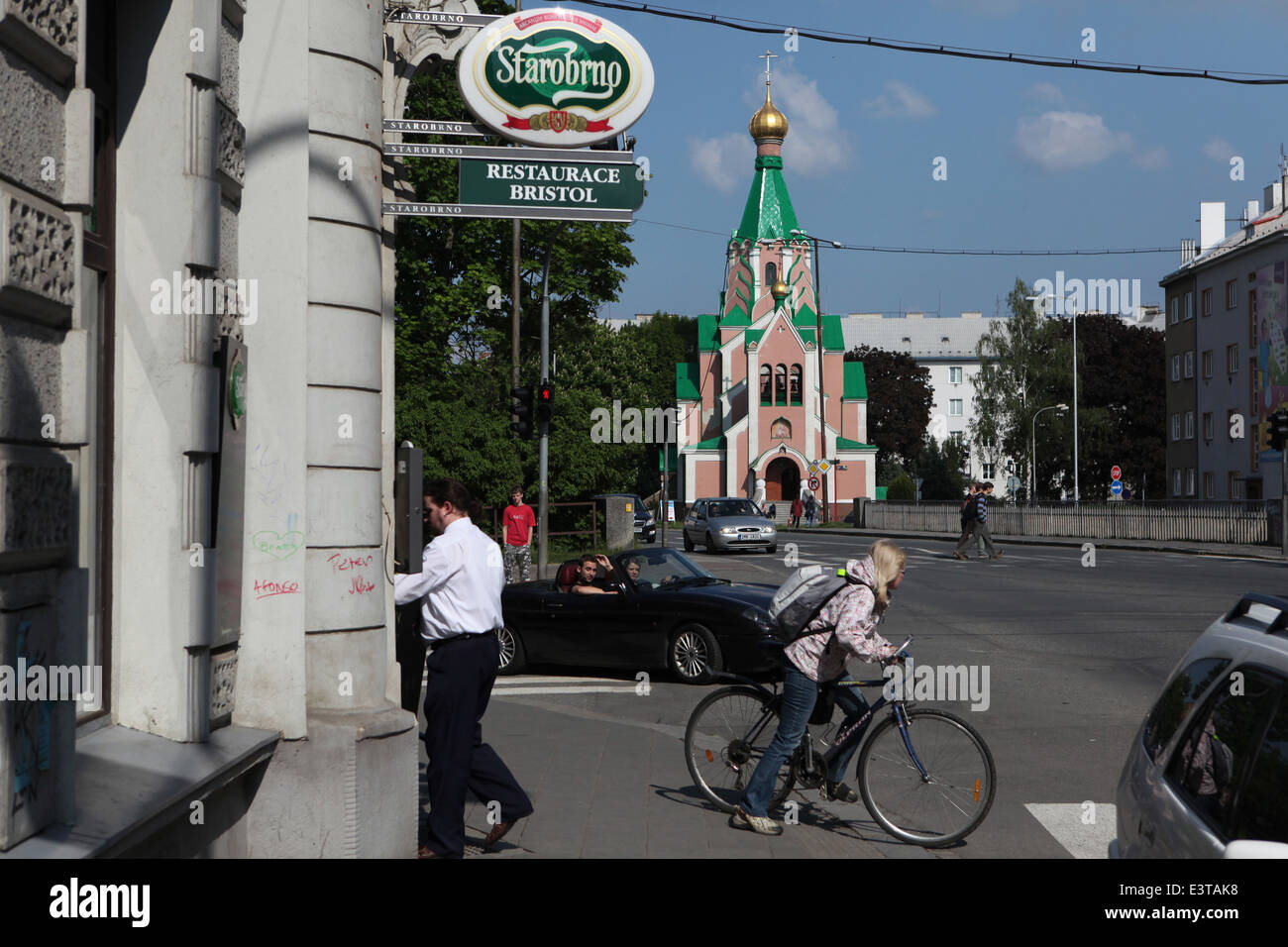 Kirche der Heiligen Gorazd in Olomouc, Tschechische Republik. Stockfoto