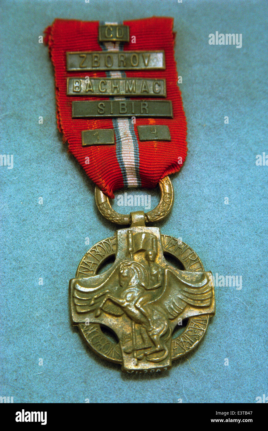 Tschechoslowakische revolutionäre Medaille (1918). Tschechoslowakische
