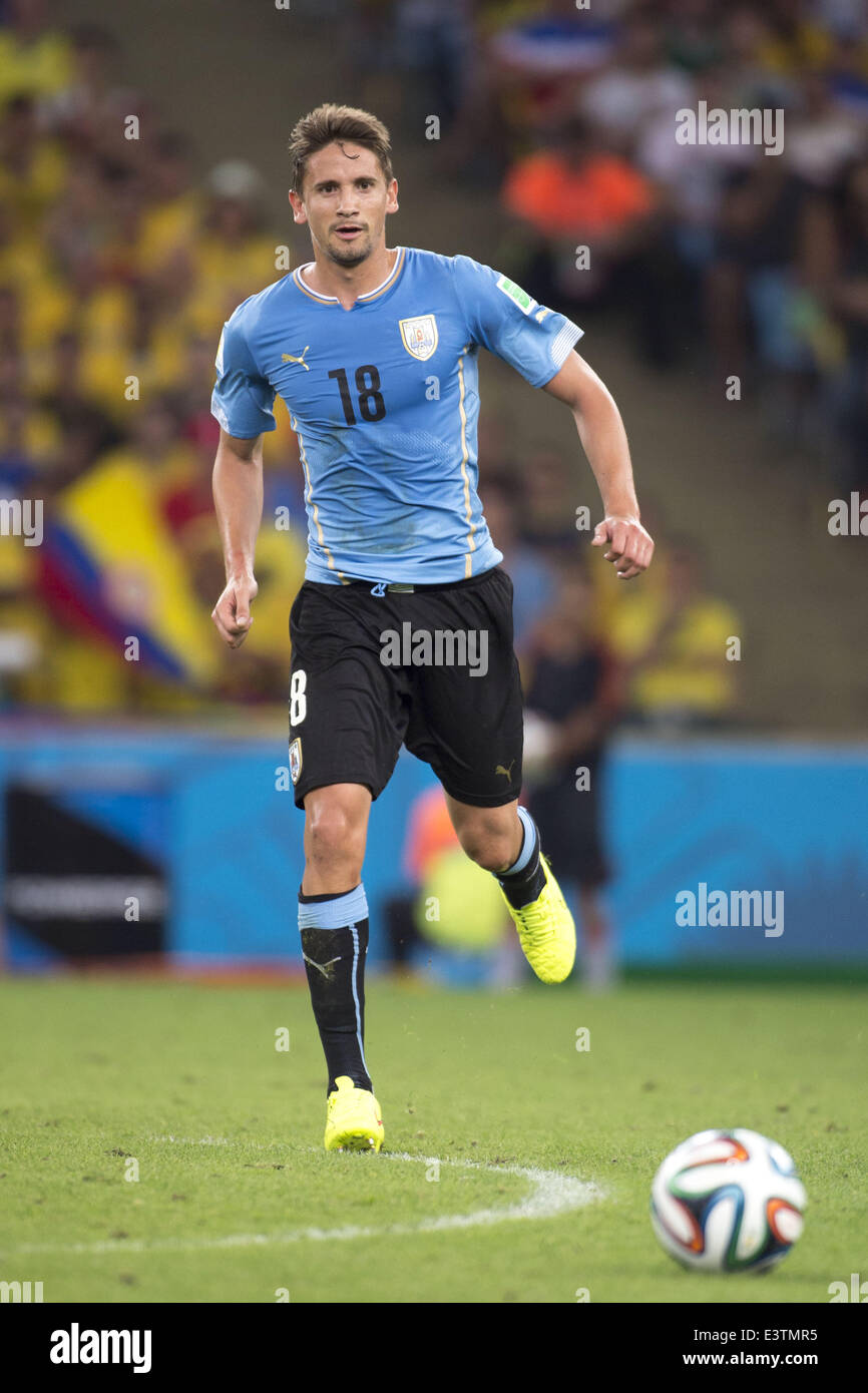 Rio De Janeiro, Brasilien. 28. Juni 2014. Gaston Ramirez (URU) Fußball: FIFA World Cup Brasilien 2014 Runde von 16 match zwischen Kolumbien 2: 0 Uruguay im Estadio Do Maracana in Rio De Janeiro, Brasilien. Bildnachweis: Maurizio Borsari/AFLO/Alamy Live-Nachrichten Stockfoto