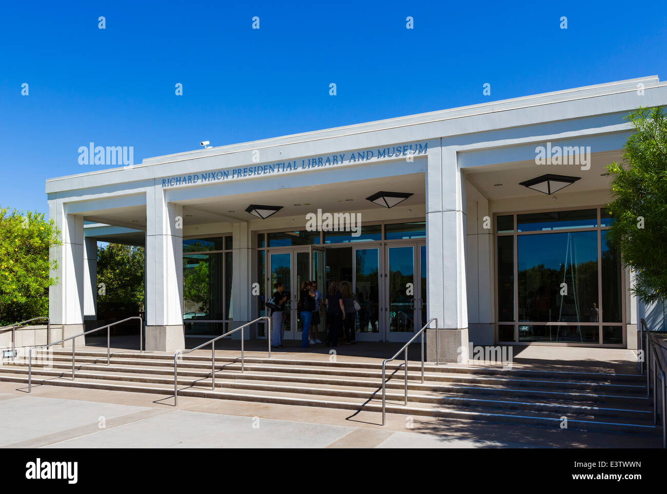 Die Richard Nixon Presidential Library and Museum, Yorba Linda, Orange County, in der Nähe von Los Angeles, Kalifornien, USA Stockfoto