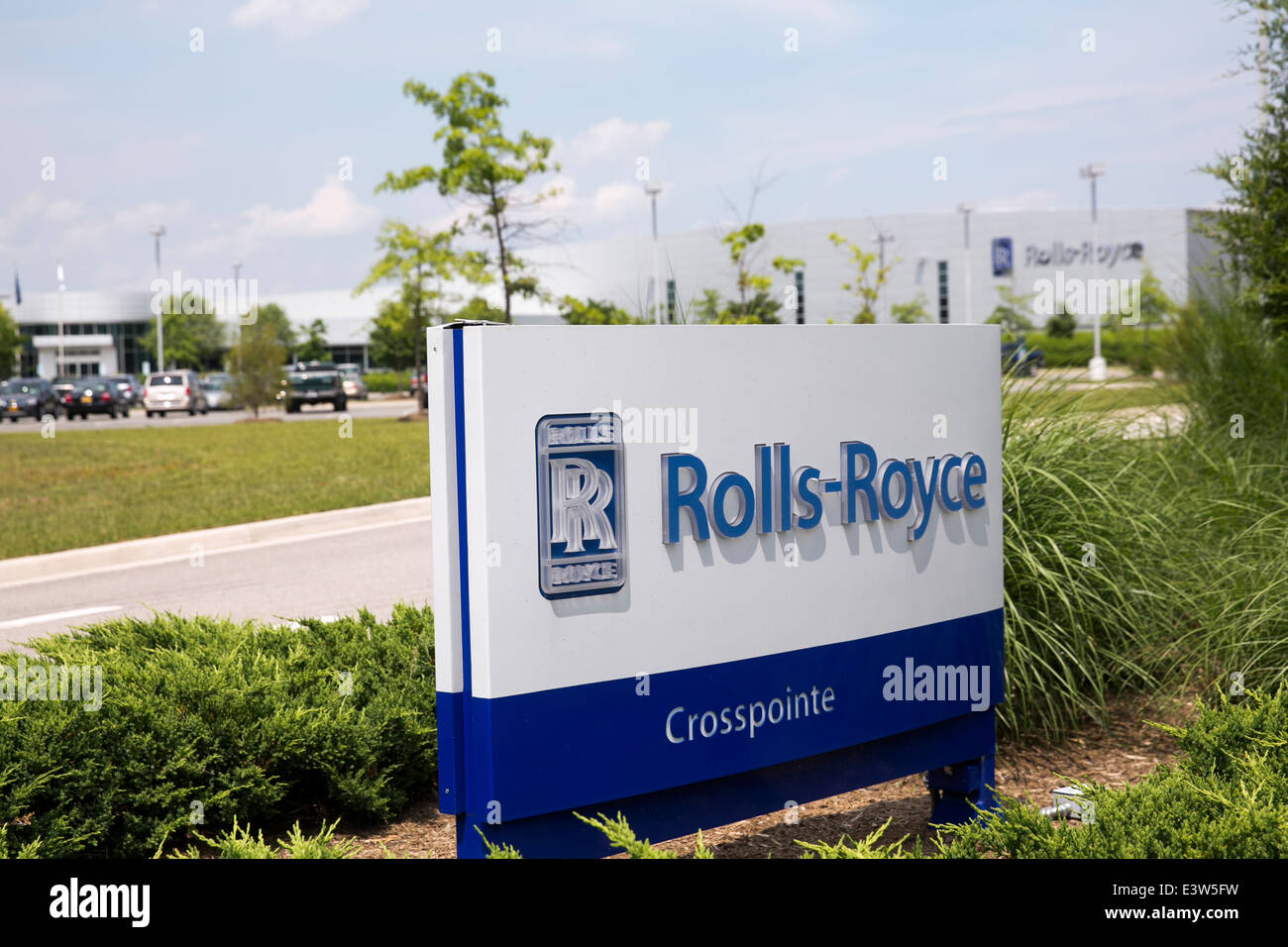 Der Rolls-Royce Crosspointe Werksgelände in Prince George, Virginia. Stockfoto
