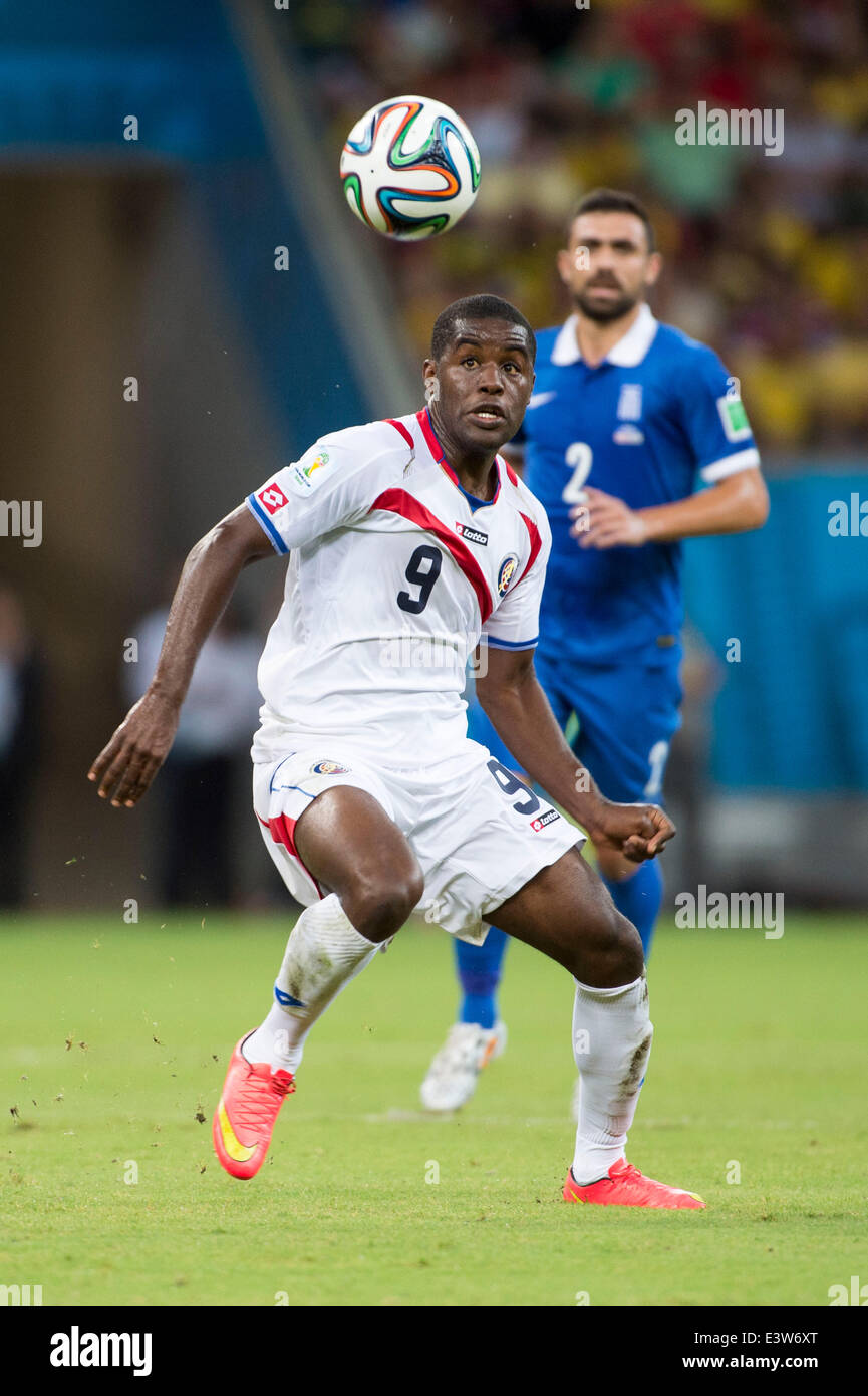 Joel Campbell (CRC), 29. Juni 2014 - Fußball / Fußball: FIFA World Cup Brasilien 2014 Runde von 16 Übereinstimmung zwischen Costa Rica 1(5-3) 1 Griechenland bei Arena Pernambuco Recife in Brasilien. (Foto von Maurizio Borsari/AFLO) Stockfoto