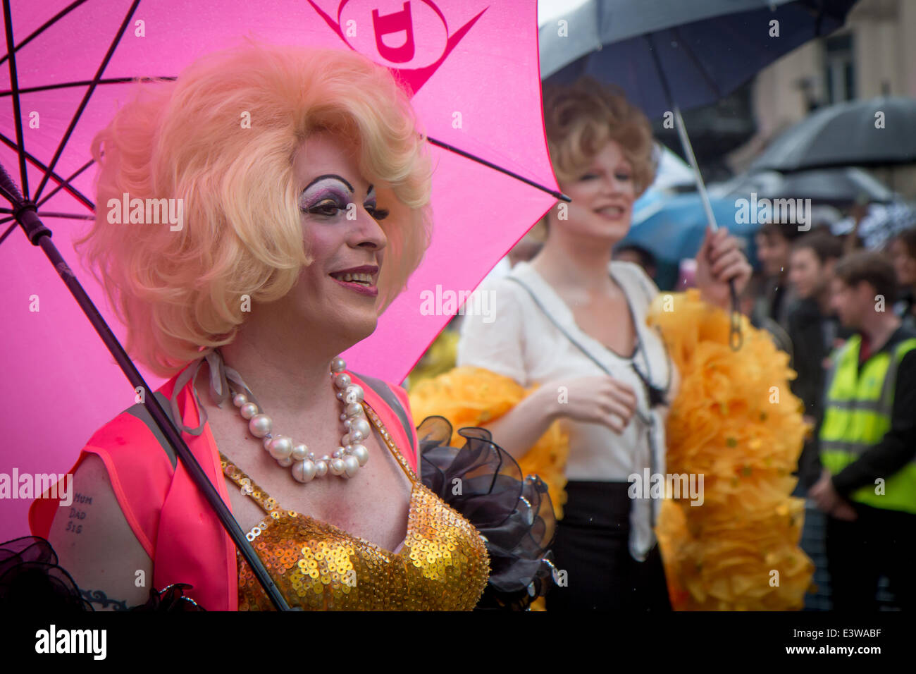 Drag-Queen bei Pride in London 2014 Stockfoto