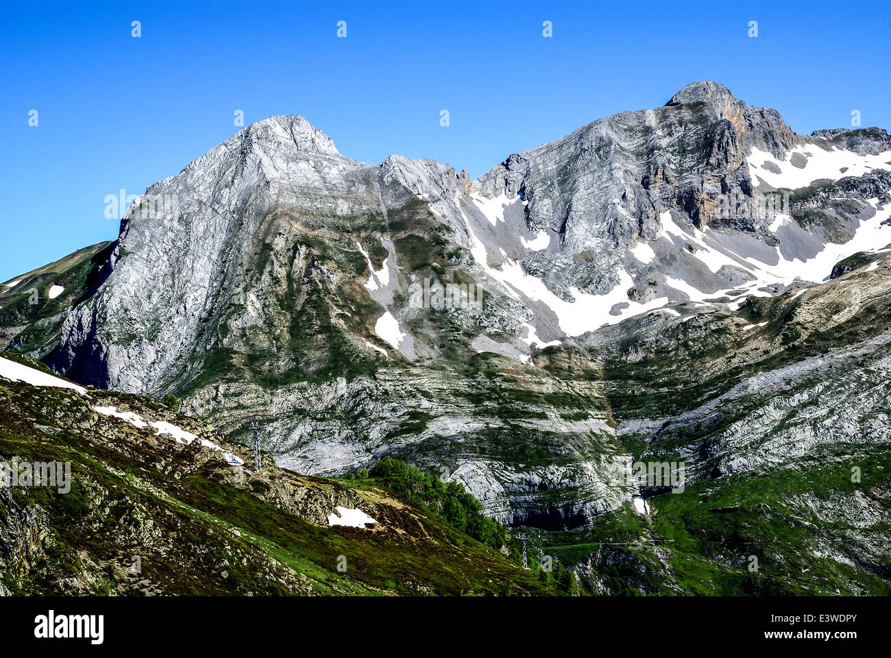 Pyrenäen-Nationalpark (Le Parc national des Pyrénées) Stockfoto