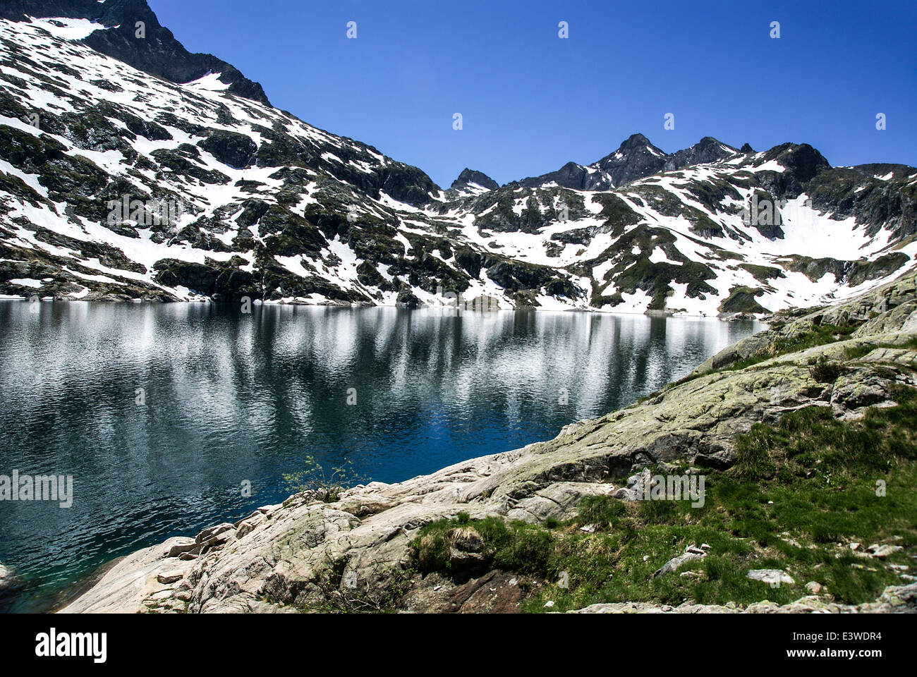 Pyrenäen-Nationalpark (Le Parc national des Pyrénées) Stockfoto