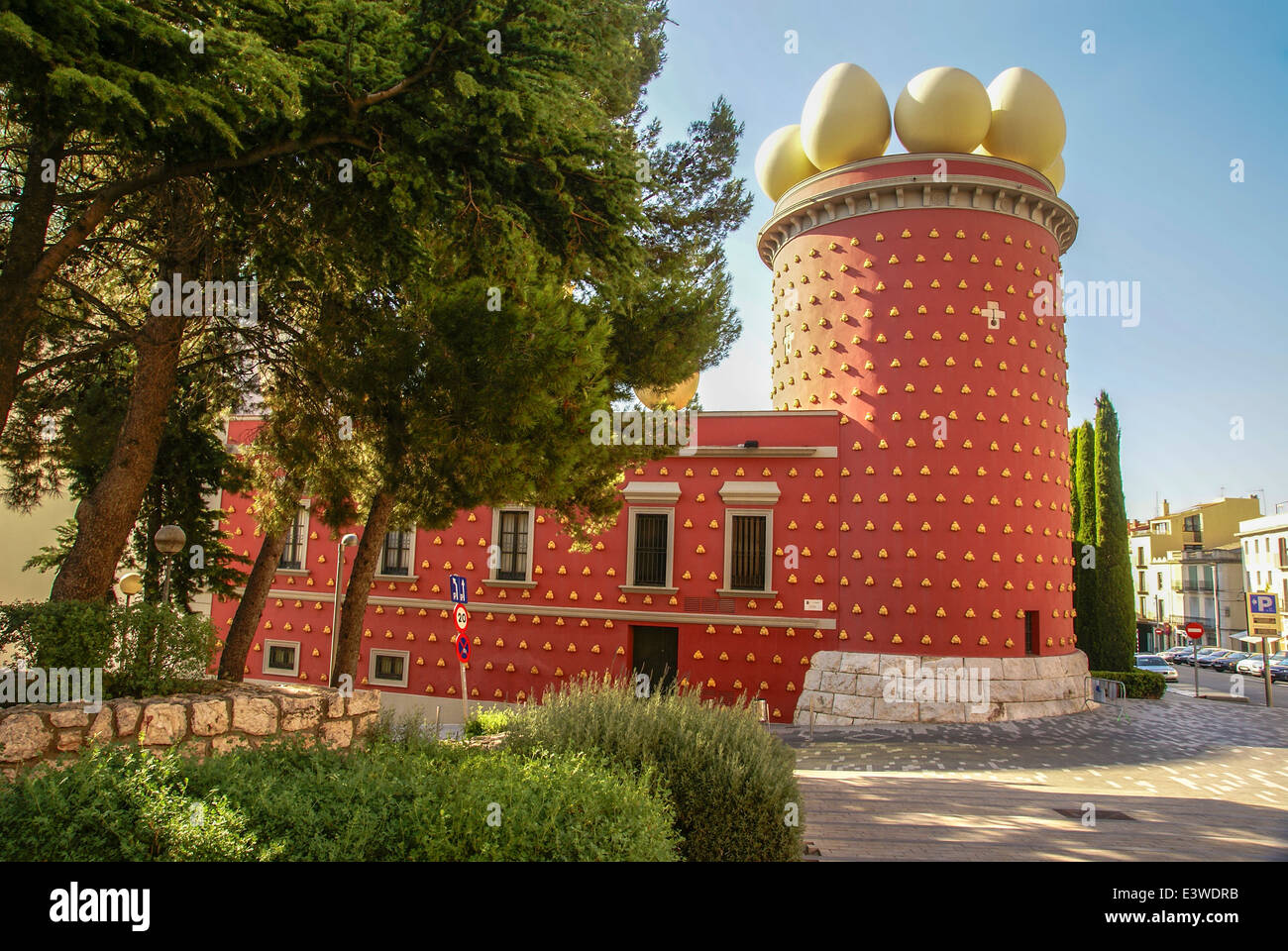 Außenseite des Dalí Theater und Museum, Figueres, Katalonien, Spanien. Stockfoto