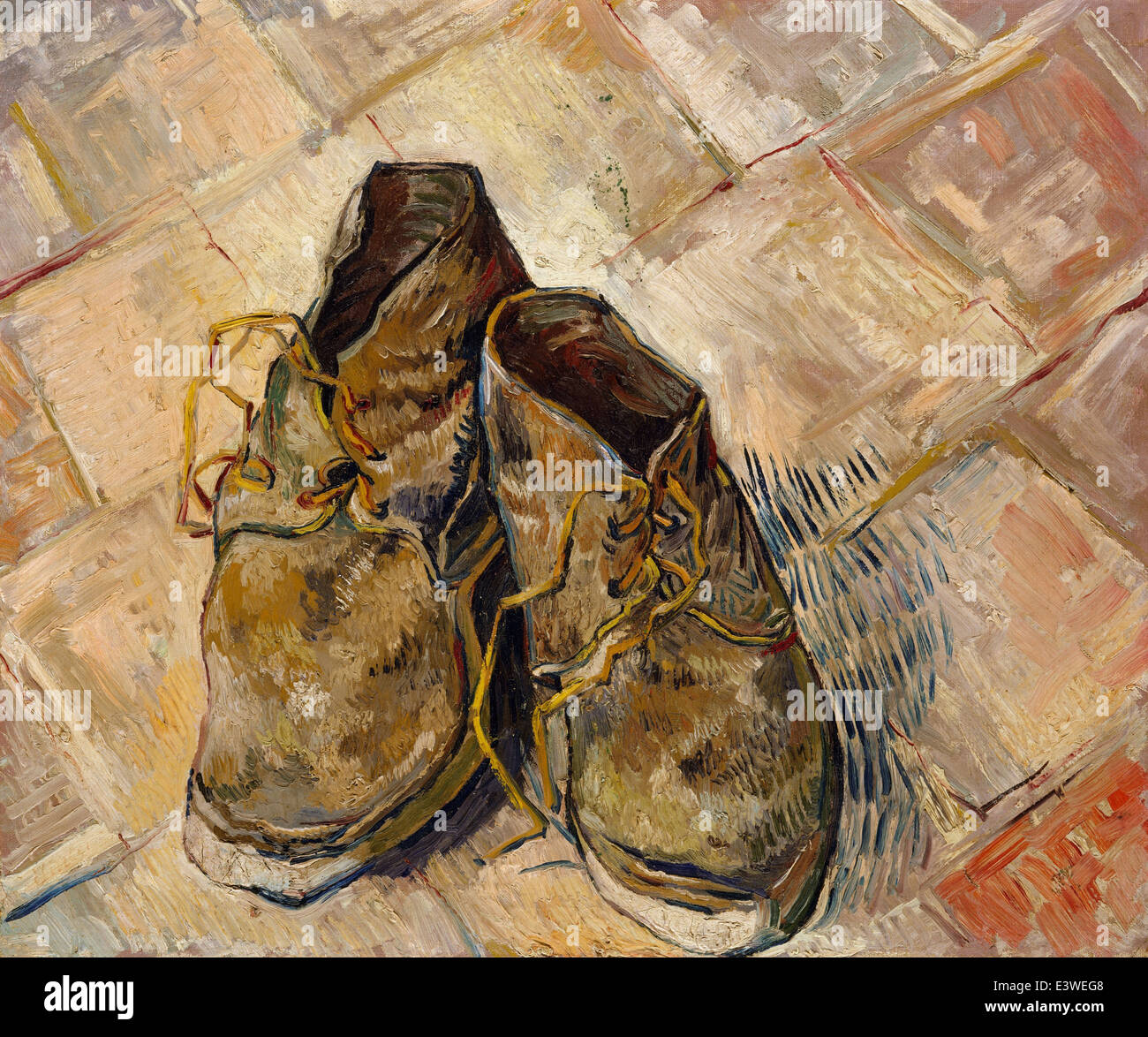Vincent van Gogh ein Paar Schuhe (1887 Stockfoto, Bild Vincent van Gogh ein Paar Schuhe (1887 Stockfoto, Bild