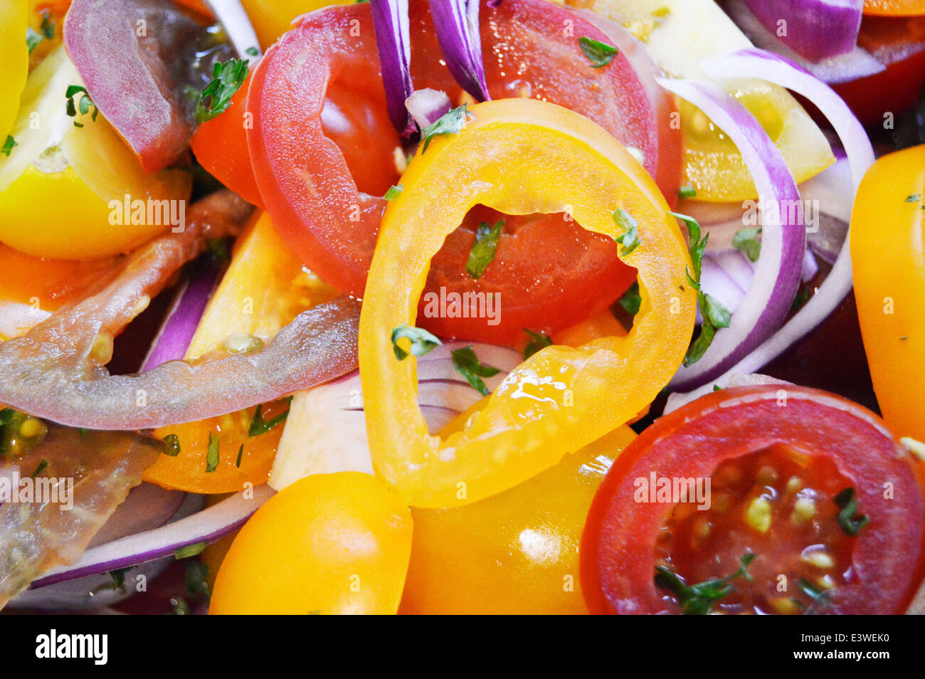 Gemüsesalat Stockfoto