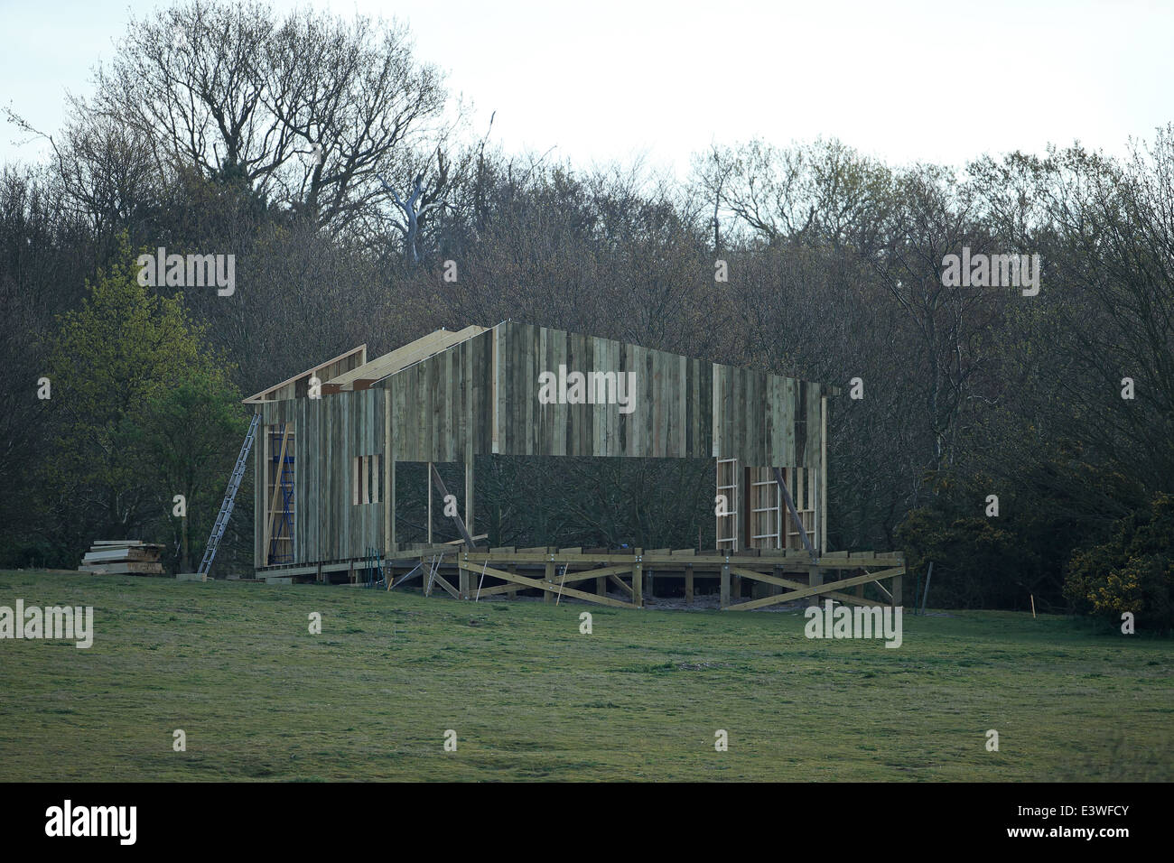 Springwatch Studio Minsmere RSPB Stockfoto