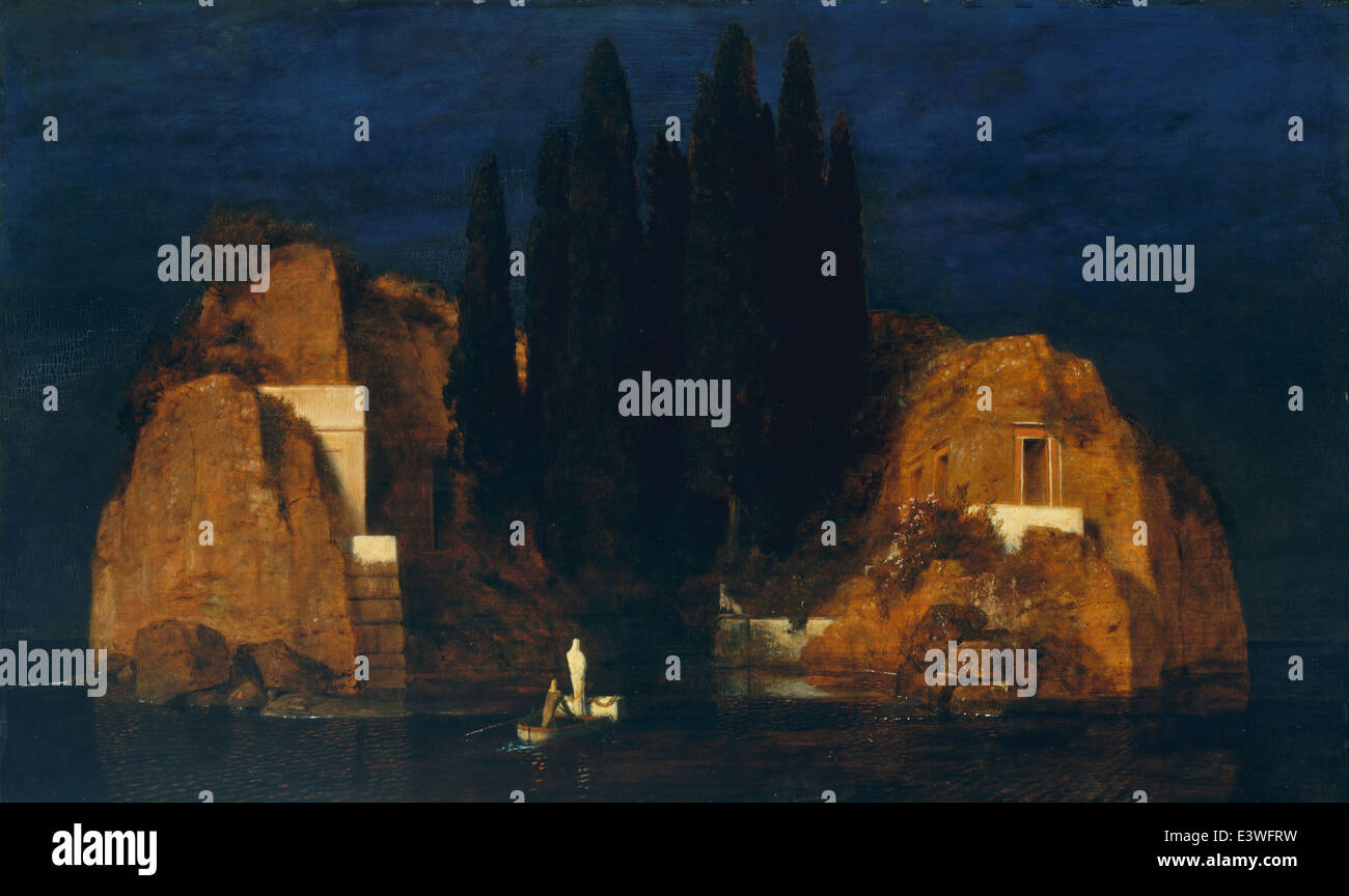 Arnold Böcklin - Insel der Toten - 1880 - MET Museum - New York Stockfoto