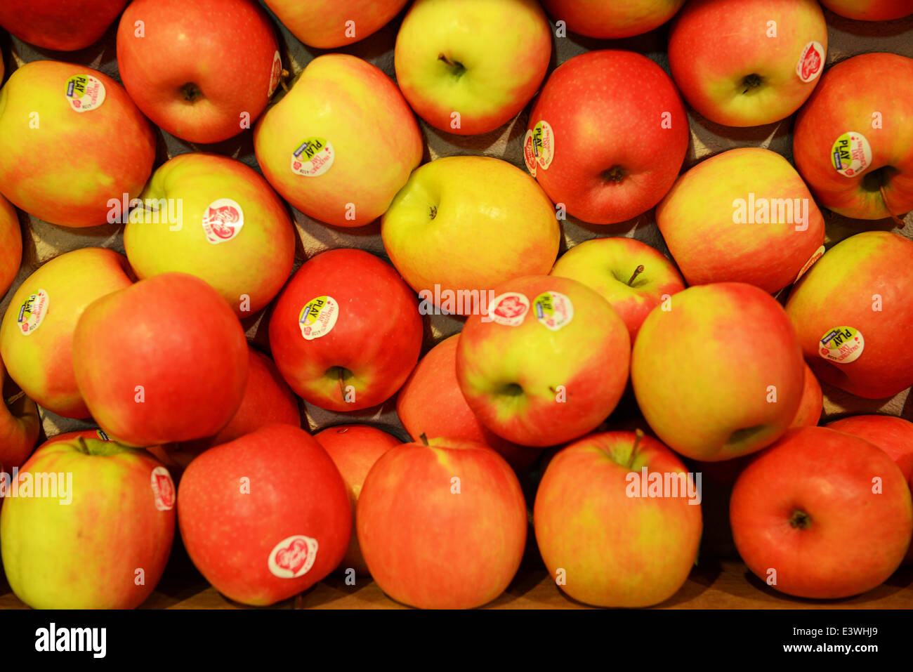 Pink Lady Äpfel Stockfoto