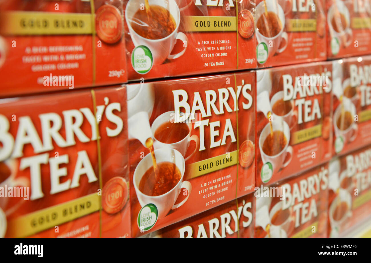 Barrys Tee Stockfoto