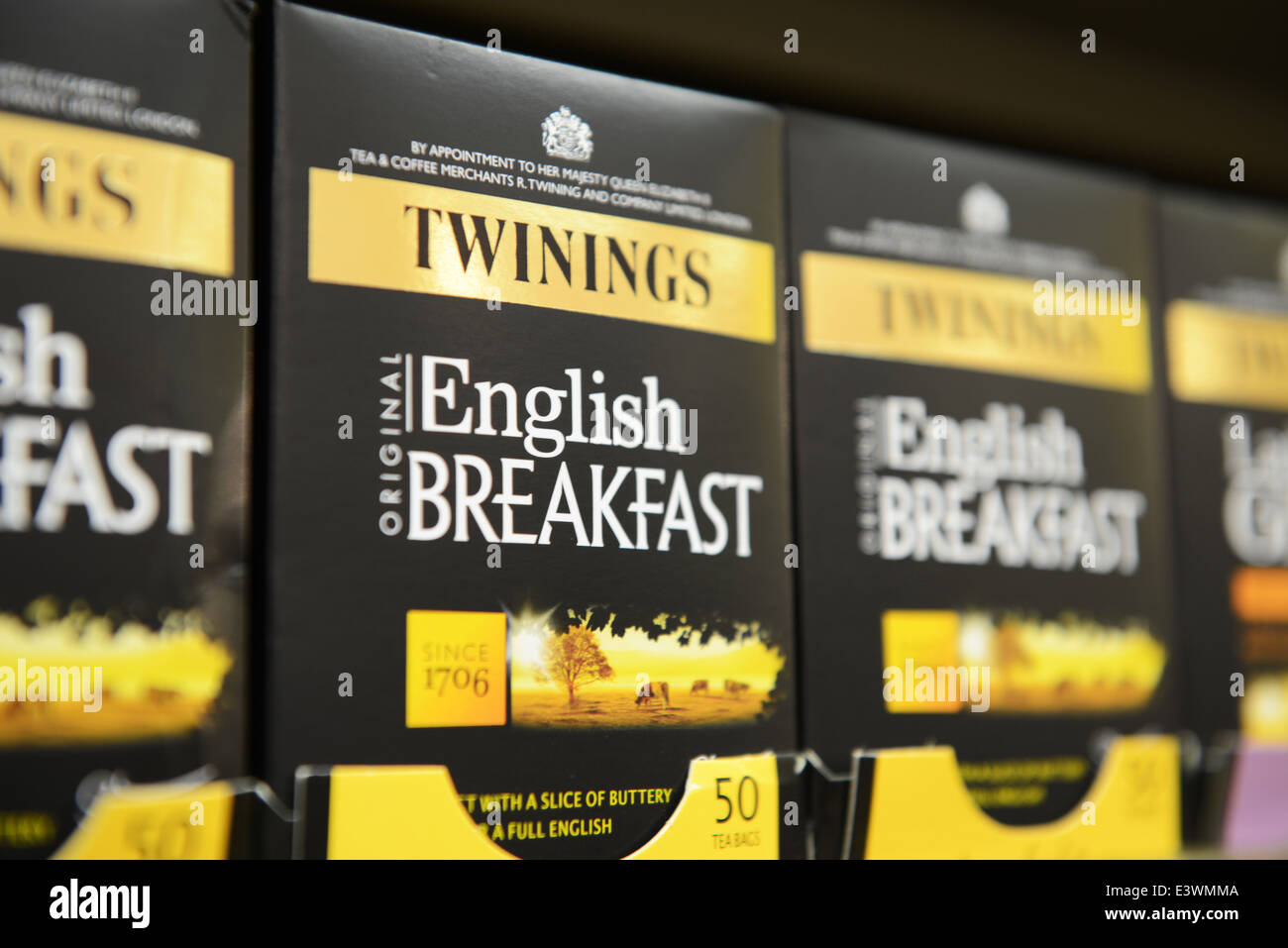 Twinings English Breakfast Tee Stockfoto