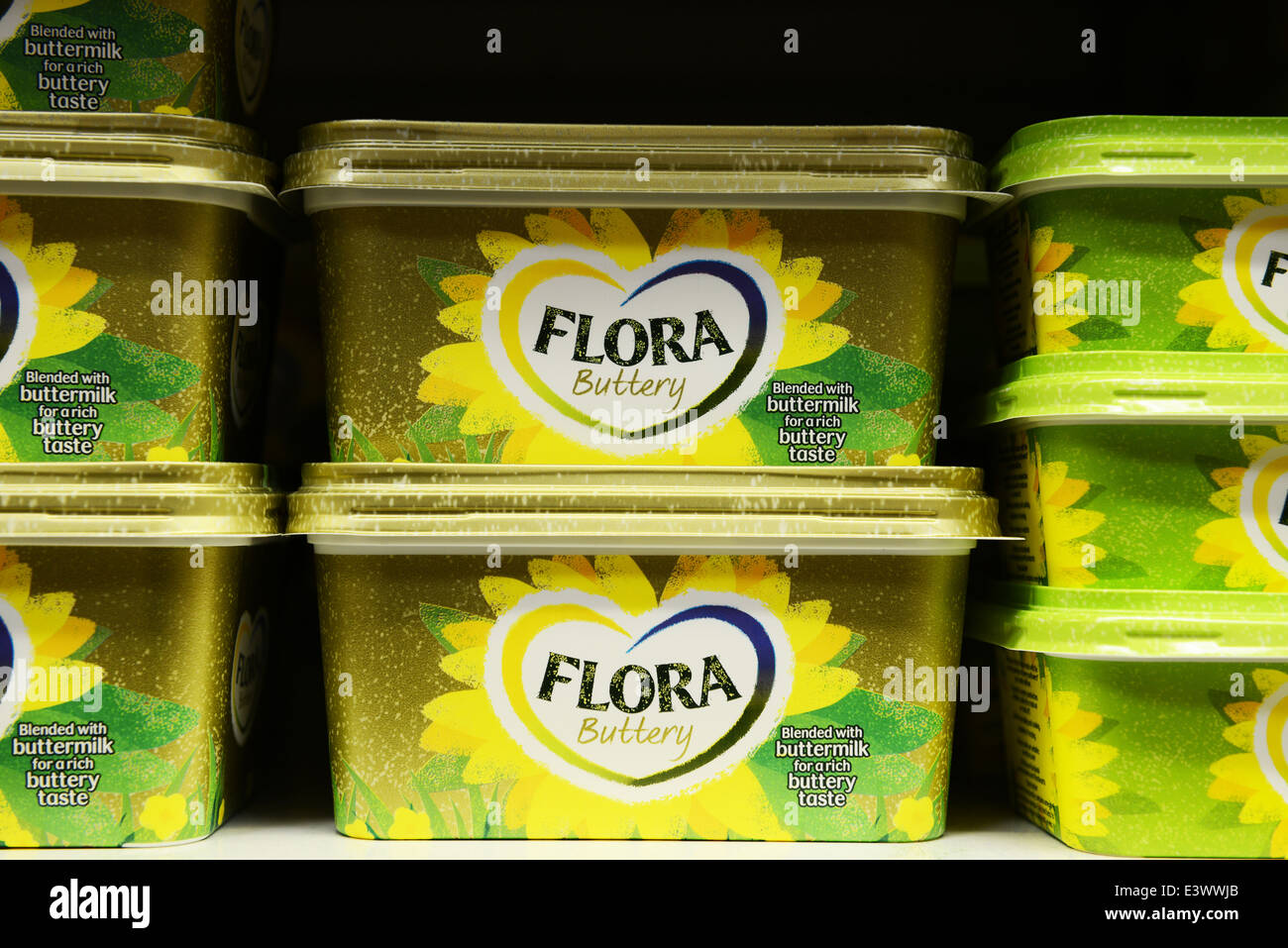 Flora-margarine Stockfoto