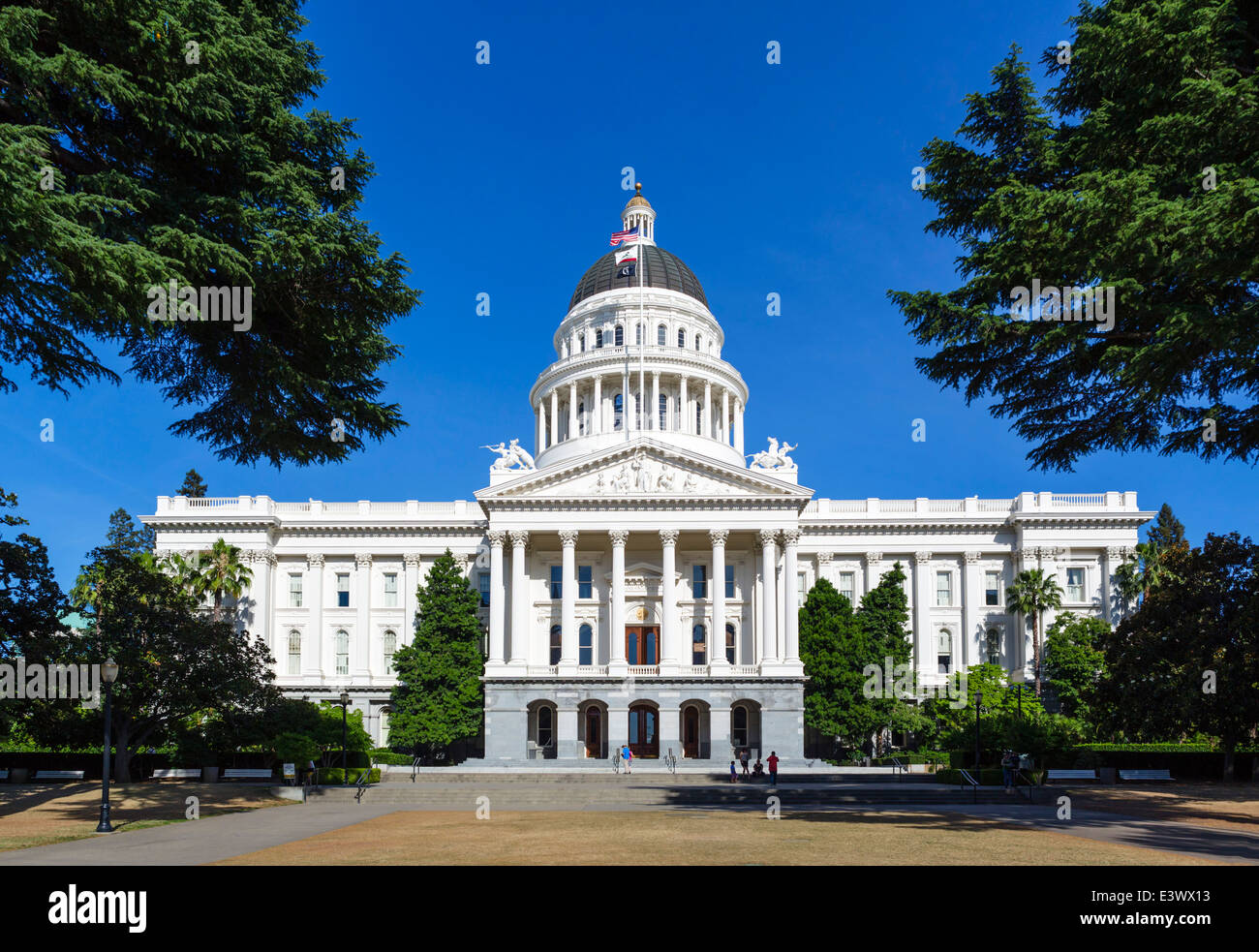 Kalifornien Zustand-Kapitol, Sacramento, Kalifornien, USA Stockfoto