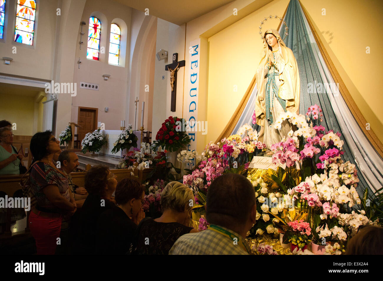 Kirche St. Jakob, Medugorje, Bosnien und Herzegowina, Europa Stockfoto