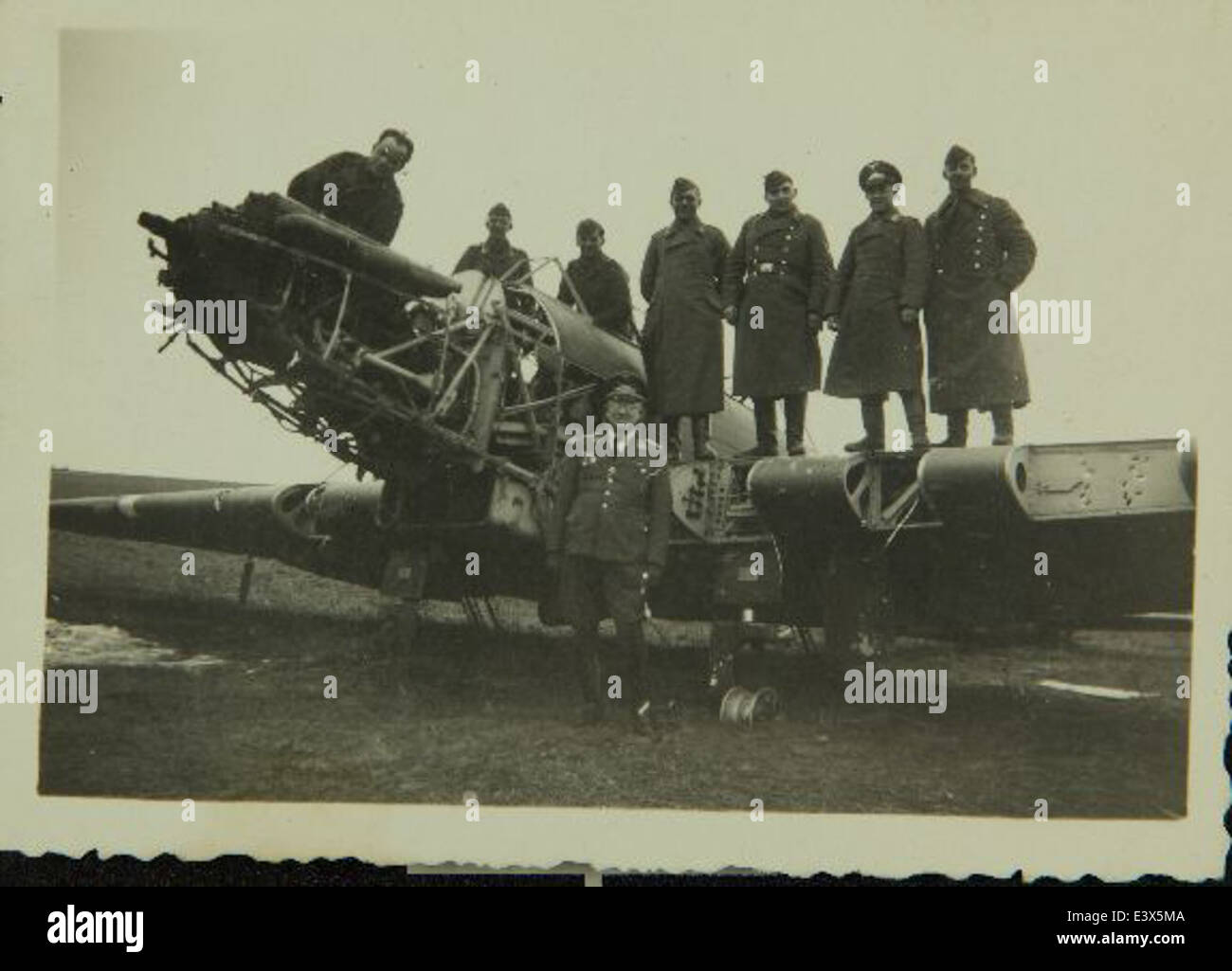 Fairey Aviation, ein britischer Flugzeughersteller, ist in dieser Ausstellung im San Diego Air and Space Museum zu sehen. Das Museum zeigt die wichtigsten Flugzeuge von Fairey und ihre Beiträge zur militärischen und zivilen Luftfahrt. Stockfoto