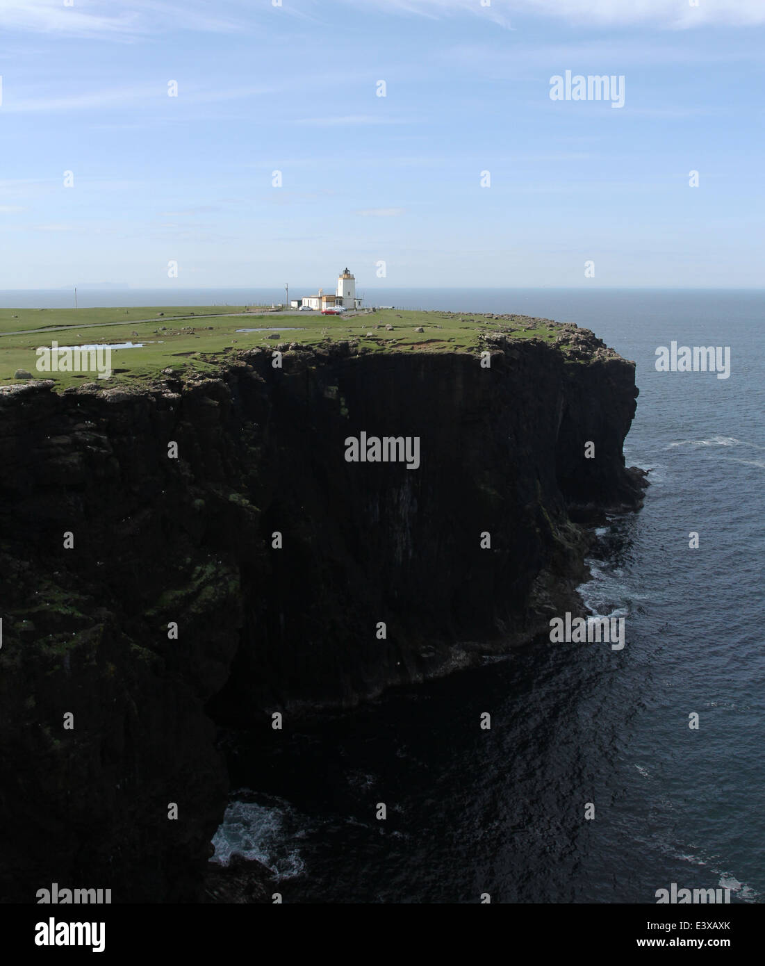 Eshaness Leuchtturm Northmavine Shetland Schottland Juni 2014 Stockfoto