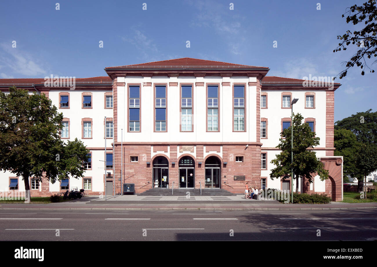 Staat und Amtsgericht, Hanau, Hessen, Deutschland Stockfoto