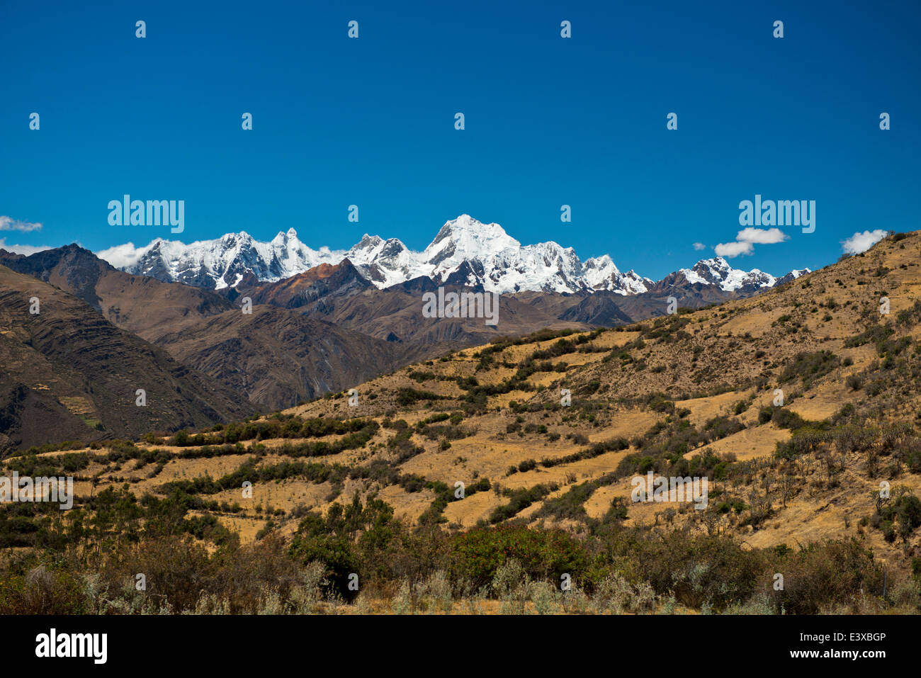 Cordillera Huayhuash Gebirge, Anden, Nord-Peru, Peru Stockfoto