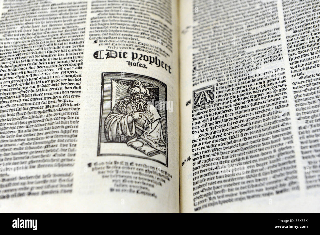 Jacob Liesvelt (1490-1545). Antwerpen-Drucker. Bekannt für die Bearbeitung im Jahre 1526 der ersten Bibel in niederländischer Sprache. Stockfoto