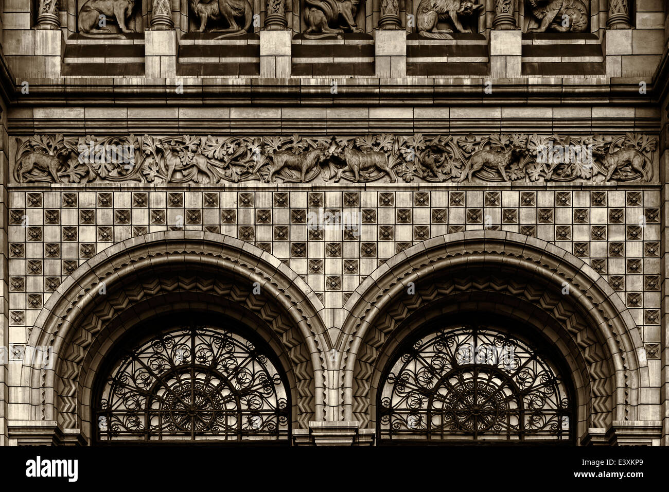 Außen Naturkundemuseum Stockfoto