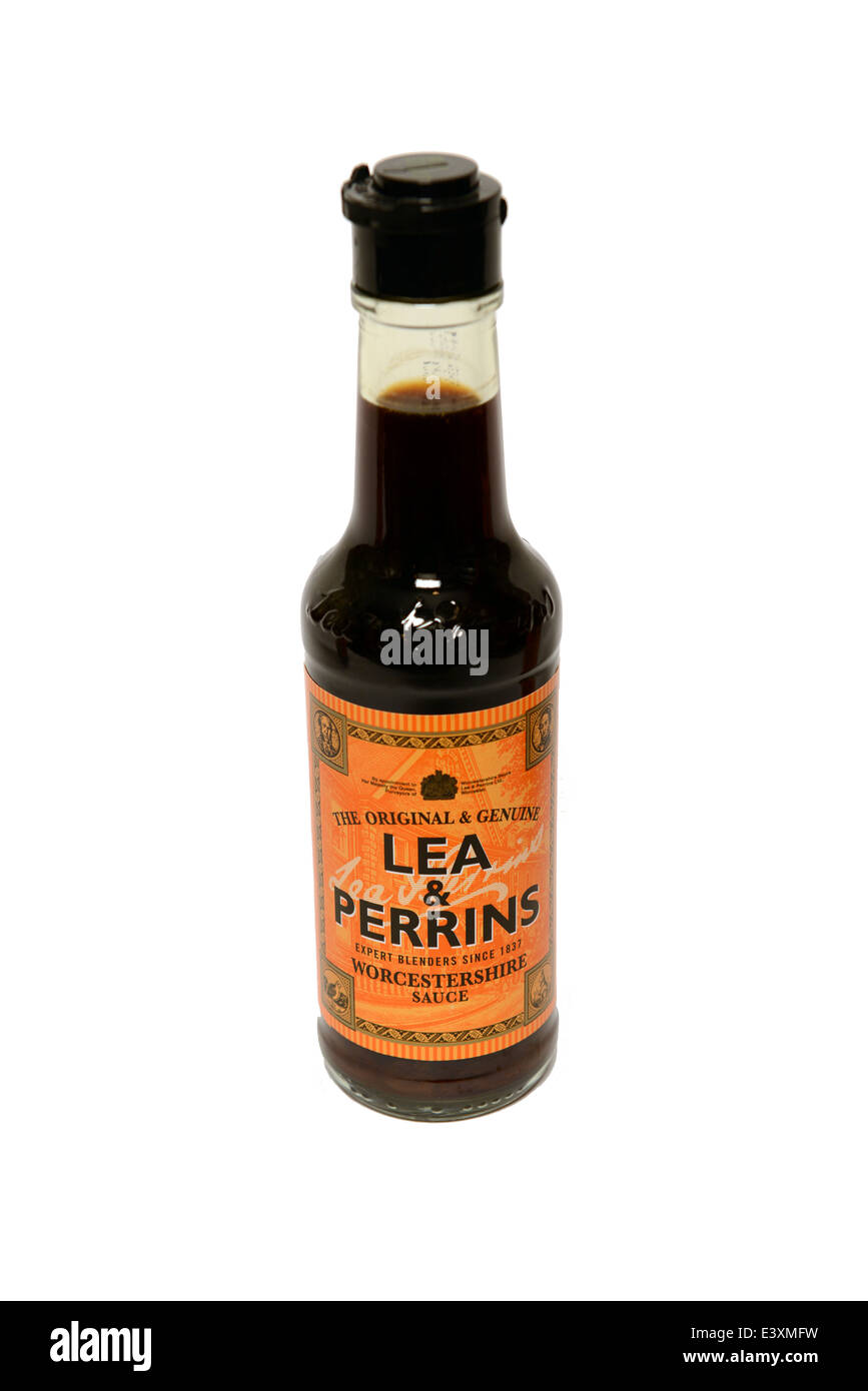 Lea & Perrins Worcestershire-Sauce Stockfoto