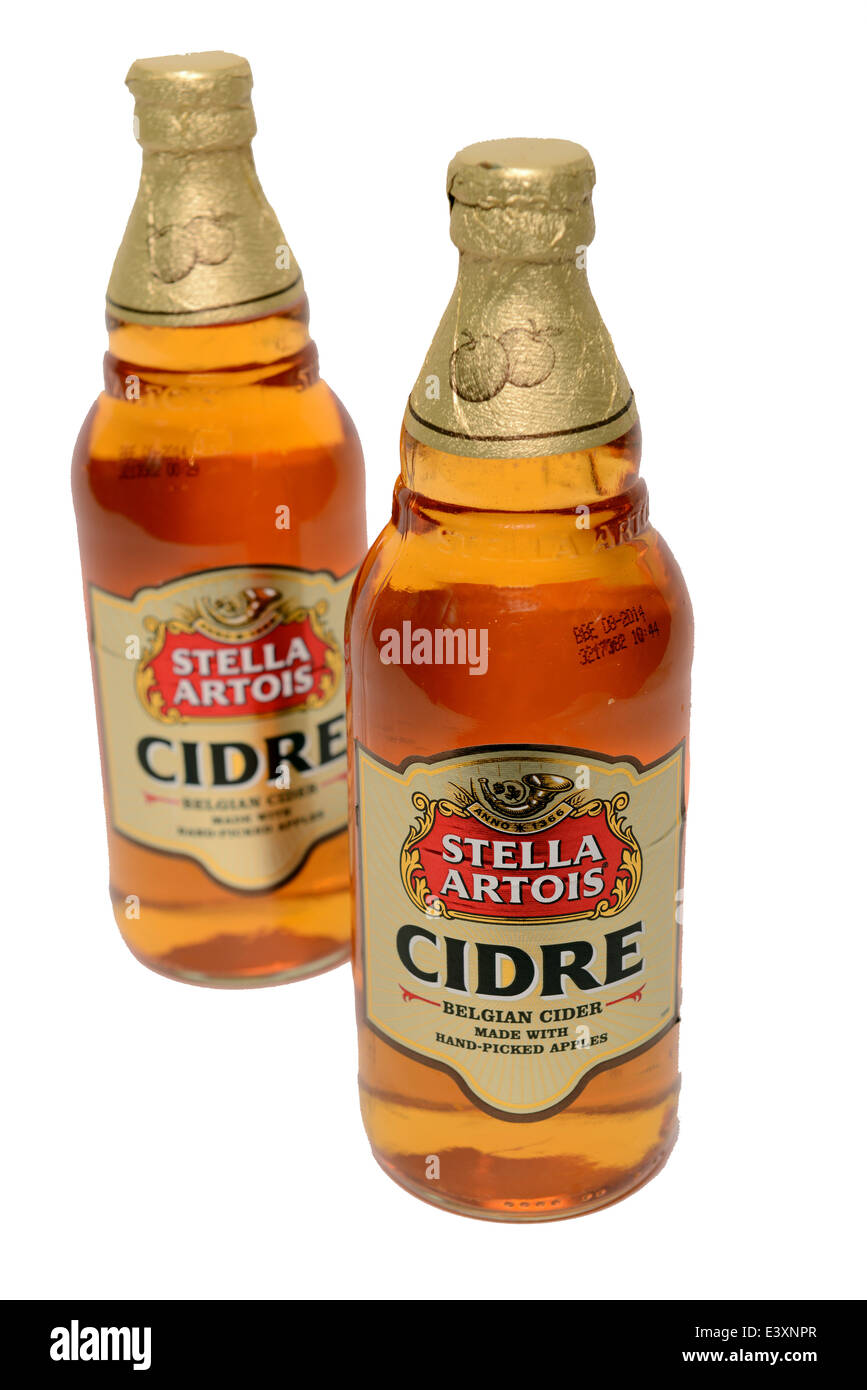 Stella Artois Cidre Stockfoto