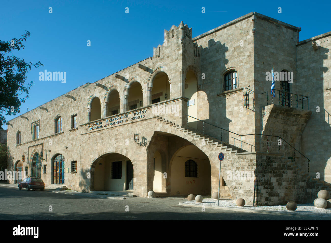 Griechenland, Rhodos-Stadt, Altstadt, Platia Simis, Städtische Gemäldegalerie Für Moderne Griechische Kunst Stockfoto