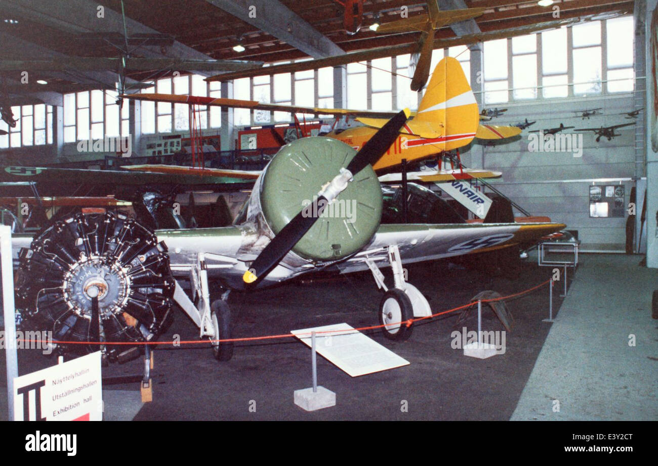 Eine Fotografie der Polikarpow UTI-4, ein sowjetisches Trainingsflugzeug auf Basis des I-16-Kampfflugzeugs, das von der sowjetischen Luftwaffe in den 1930er und 1940er Jahren für Pilotenunterricht eingesetzt wurde. Stockfoto