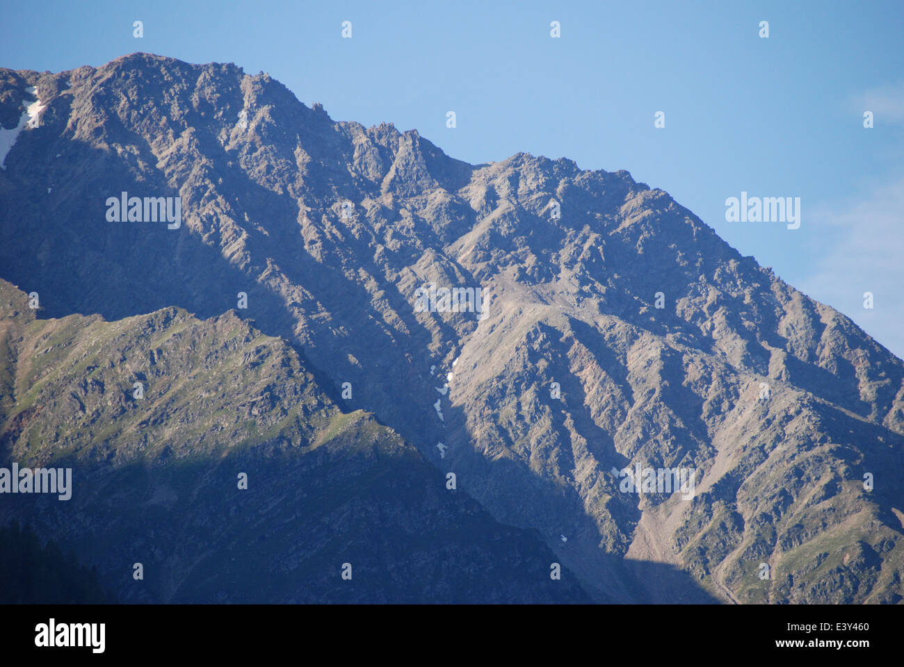 Berge in der Nähe von Chamonix [Alpen] Frankreich Stockfoto