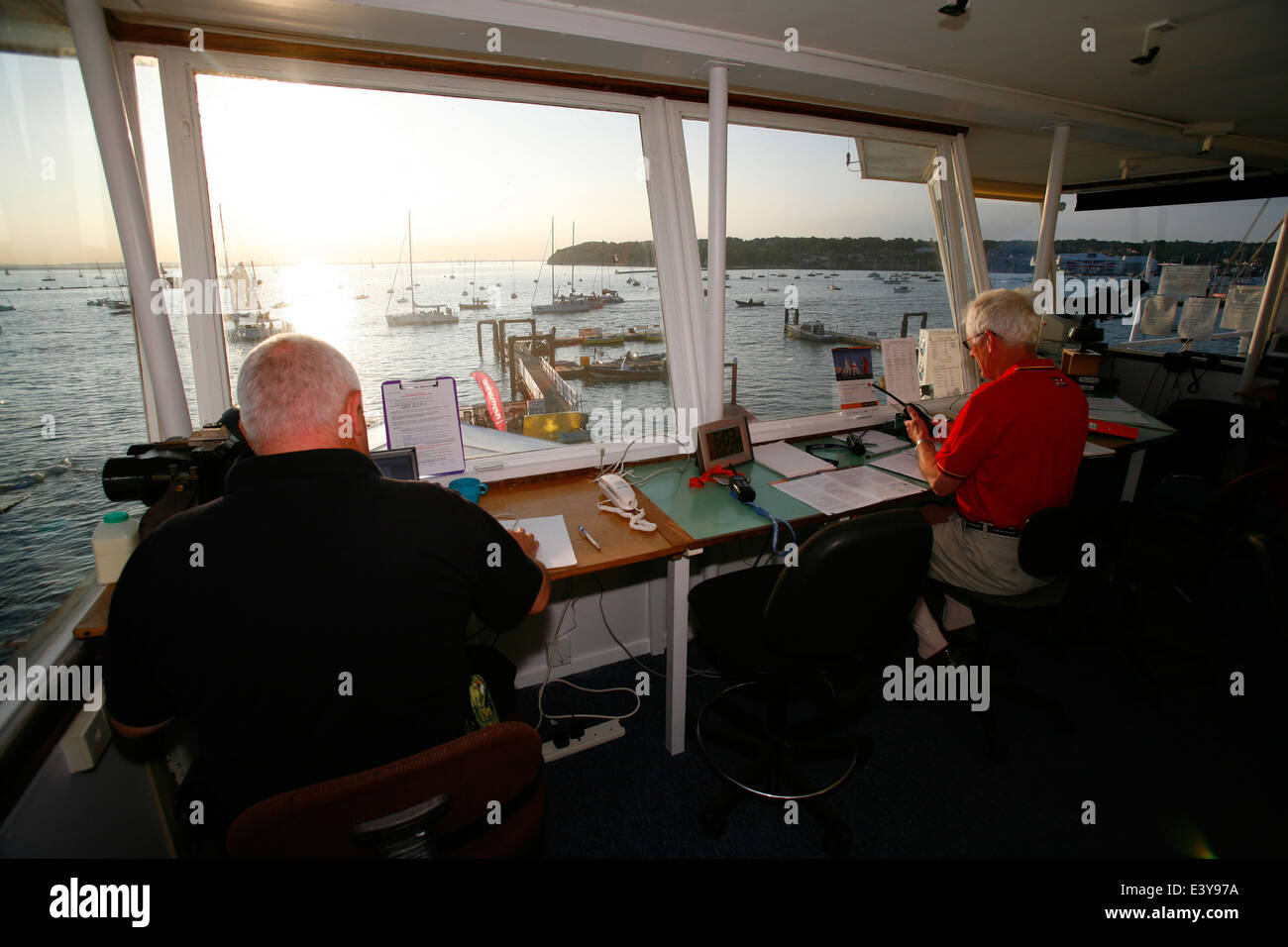 J P Morgan Round the Island Rennen 2014, Stockfoto